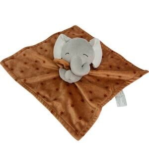 Gerber Modern Moments Elephant Polka Dot Lovey Security Baby Blanket Plush